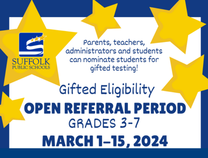  Gifted Referrals open March 1-15
